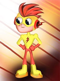 How to Draw Kid Flash from Teen Titans Go