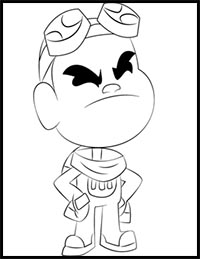 How to Draw Gizmo from Teen Titans Go