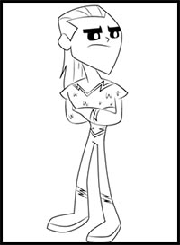 How to Draw Aqualad from Teen Titans Go