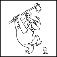 How to Draw Barney from The Flintstones with Easy Step by Step Drawing Lesson