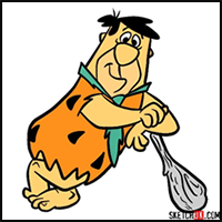 How to Draw Fred Flintstone