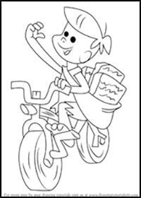 How to Draw Arnold from The Flintstones