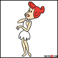 How to Draw Wilma Flintstone