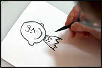 The Peanuts Movie | How to Draw Charlie Brown