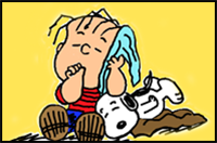 How to Draw Linus And Snoopy