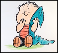 How to Draw Linus from Peanuts