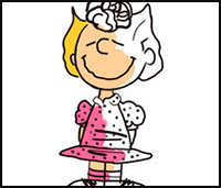 How to Draw Sally Brown from Peanuts