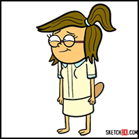 How to Draw Eileen Roberts | Regular Show