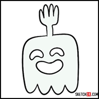 How to Draw Hi Five Ghost | Regular Show