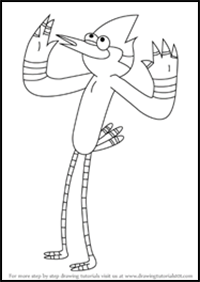 How to Draw Mordecai from Regular Show