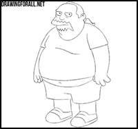 How to Draw Comic Book Guy