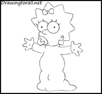 How to Draw Maggie Simpson