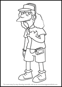 How to Draw Otto Mann from The Simpsons