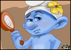 How to Draw Vanity from The Smurfs