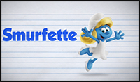 How to Draw Smurfette