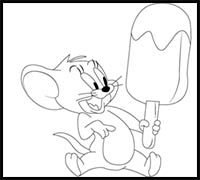 How to Draw Jerry from Tom and Jerry