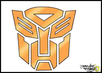 How to Draw Autobot Logo from Transformers