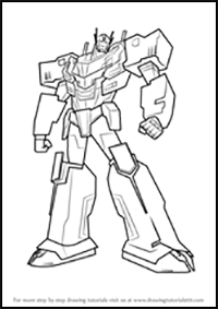 How to Draw Optimus Prime from Transformers
