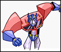 How to Draw Optimus Prime from Transformers