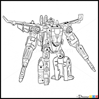 How to Draw Jetfire, Transformers