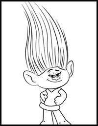 how to draw mandy sparkledust from trolls