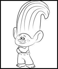 how to draw creek from trolls