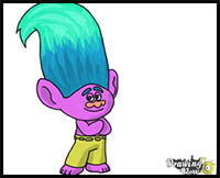 how to draw creek from trolls