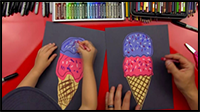How to Draw an Ice Cream Cone