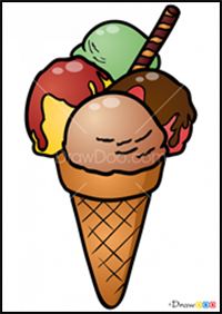 How to Draw Ice Cream