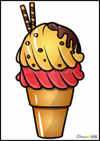 How to Draw Ice Cream