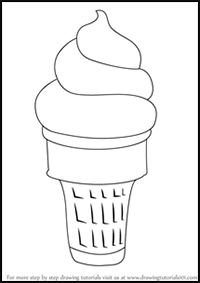 How to Draw Ice Cream Cone