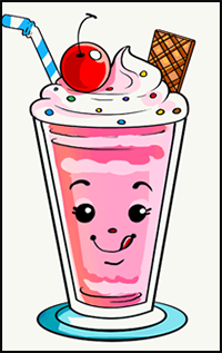 How to Draw a Milkshake