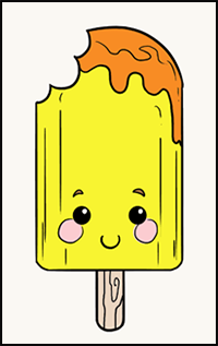 How to Draw a Cute Popsicle