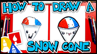 How To Draw A Snow Cone