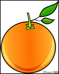 How to Draw an Orange
