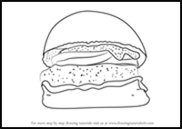 How to Draw a Burger