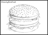 How to Draw a Hamburger