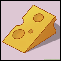 How to Draw a Cartoon Cheese