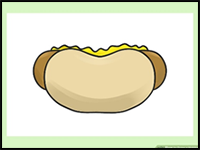 How to Draw a Hotdog