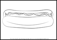 How to Draw a Hotdog