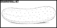 How to Draw a Cucumber