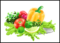How to Draw Vegetables