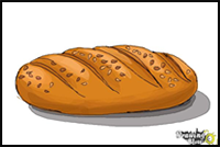 How to Draw Bread