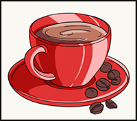 How to Draw a Coffee Cup