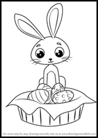 How to Draw an Easter Bunny