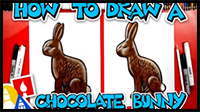 How To Draw A Chocolate Easter Bunny