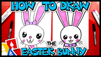 How To Draw A Big Easter Bunny Portrait