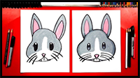 How to Draw a Bunny Emoji Face