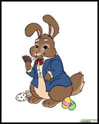 How to Draw the Easter Bunny