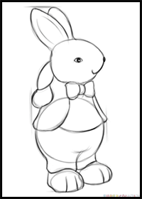 How to Draw an Easter Bunny